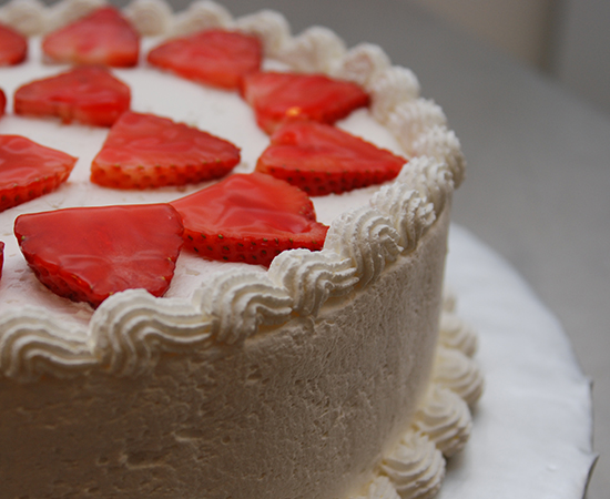 Pastel de fresas